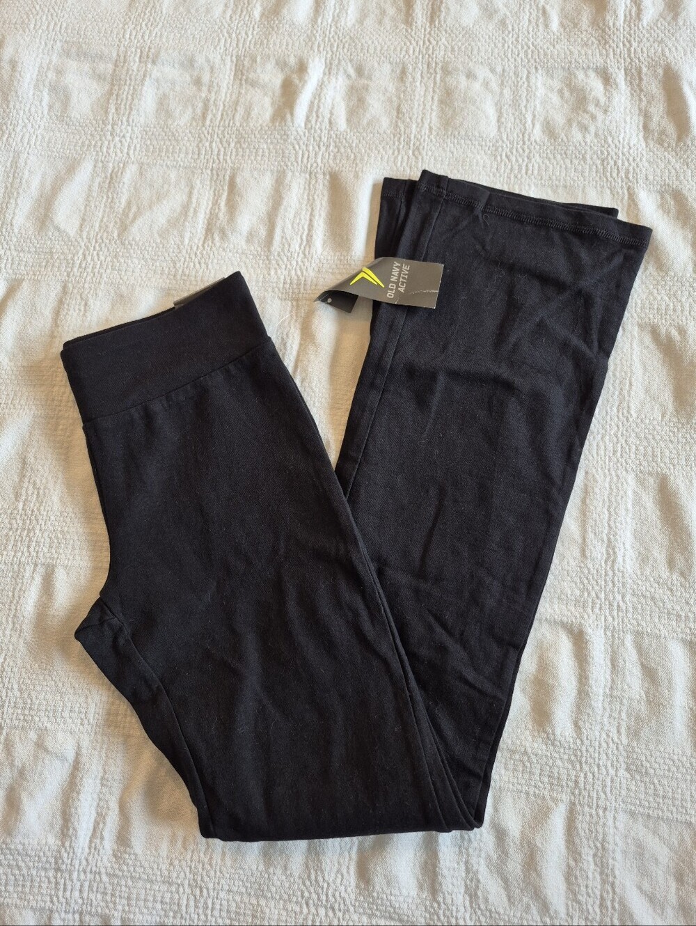 Old Navy Active girls size Large or 10/12 black leggings NWT